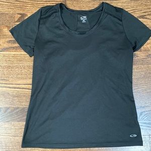 Champion Short Sleeve Workout Tee in black.